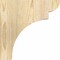Ekena Millwork Yorktown Rough Sawn Corbel, Douglas Fir, 4"W x 12"D x 12"H COR04X12X12YOR00RDF - alternate 3
